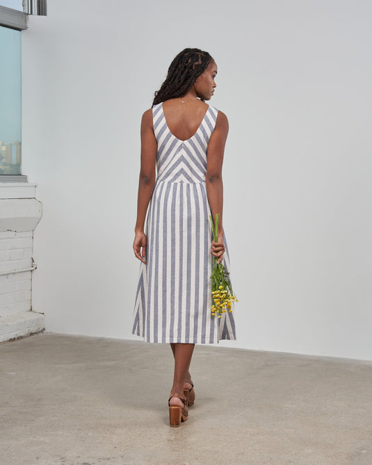 SoftHemp™ Chambray Midi Dress