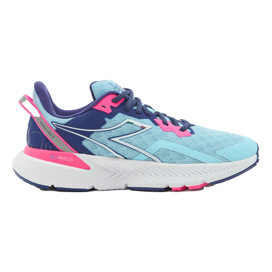 Women's Diadora Mythos Blushield Volo 3, Bright Baby Blue/Blueprint, 9.5 B Medium - Skoutley Outdoors LLC