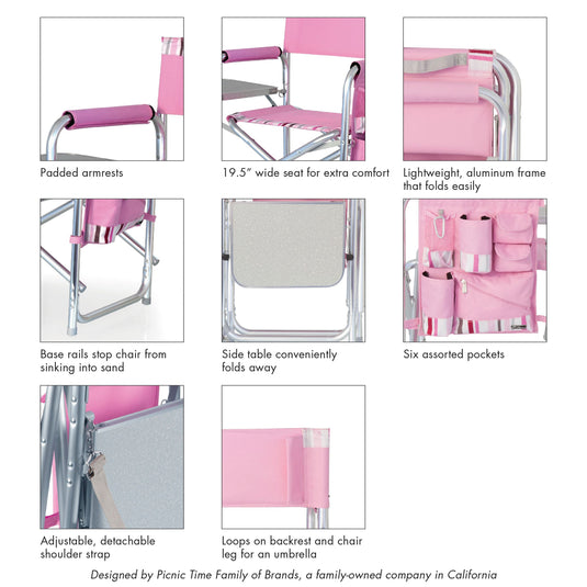 Sports Chair with Side Table