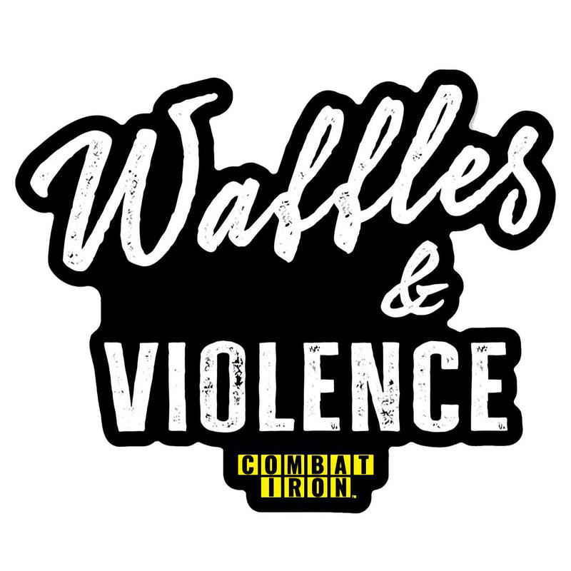 Load image into Gallery viewer, Waffles &amp; Violence Decal
