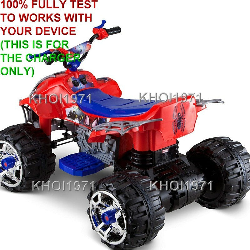 Load image into Gallery viewer, 12V AC Wall Charger Adapter for Kid Trax Spiderman Power ATV Ride-On KT1301I
