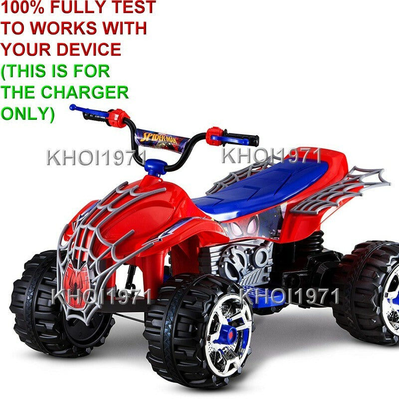 Load image into Gallery viewer, 12V AC Wall Charger Adapter for Kid Trax Spiderman Power ATV Ride-On KT1301I
