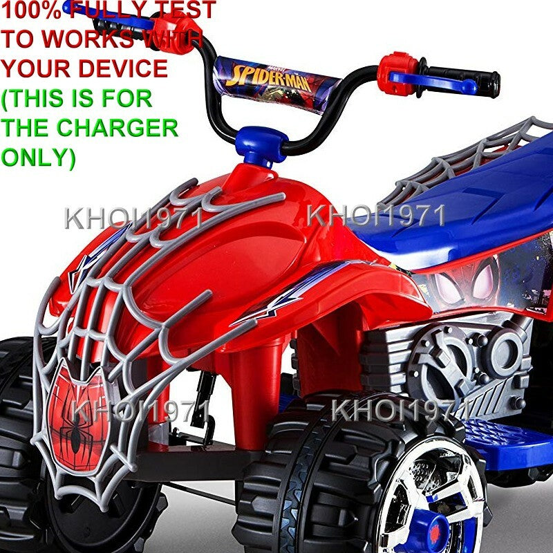 Load image into Gallery viewer, 12V AC Wall Charger Adapter for Kid Trax Spiderman Power ATV Ride-On KT1301I

