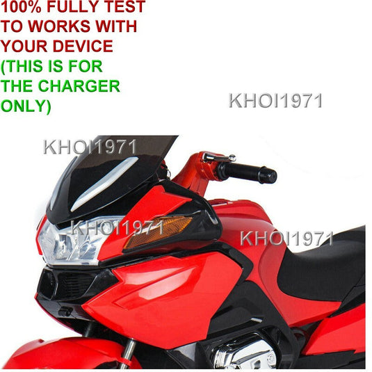 12V AC Wall Charger Adapter for Blazin Wheels Ride-On Motorcycle Bike R118 RT