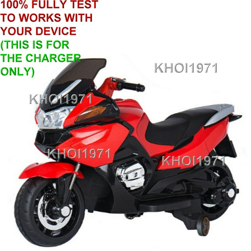 Load image into Gallery viewer, 12V AC Wall Charger Adapter for Blazin Wheels Ride-On Motorcycle Bike R118 RT
