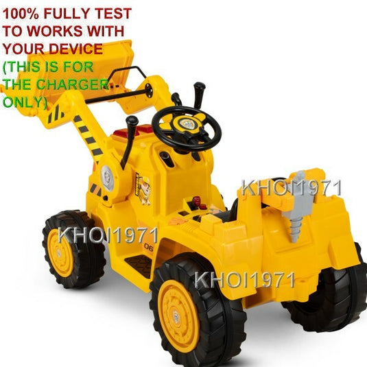 AC Wall Charger Adapter for Kidtrax Paw Patrol Rubble's Digger Ride-On Toy