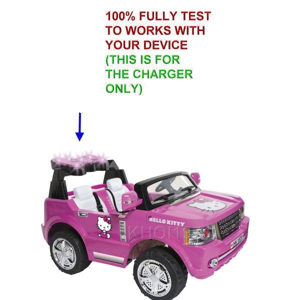 Load image into Gallery viewer, 12V AC Wall Charger Adapter for Illuminated Hello Kitty Ride-On Battery Model 8801 60 Dynacraft
