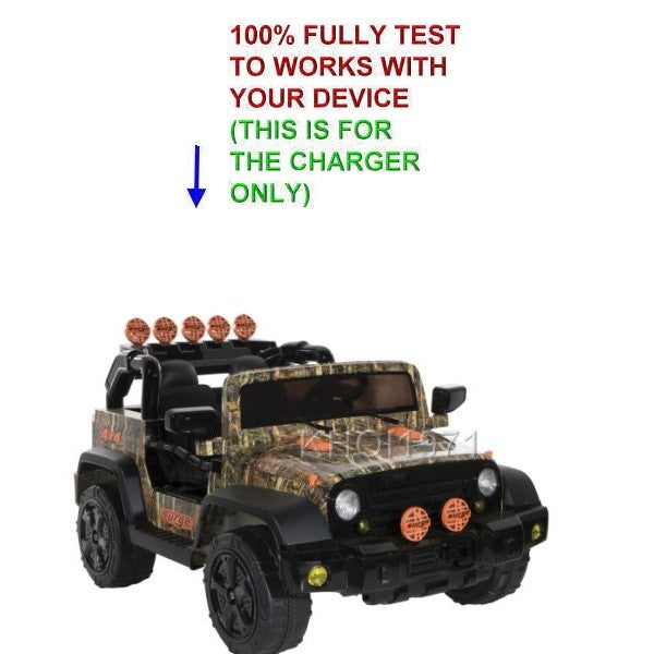 Load image into Gallery viewer, 12V AC Wall Charger Adapter for Dynacraft Surge Camo 4x4 Ride-On Battery
