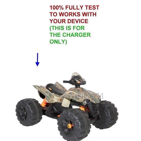 Load image into Gallery viewer, 12V AC Wall Charger Adapter for XL Quad Camo Ride-On Vehicle with Surge Protection
