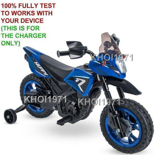 AC Wall Charger Adapter for Huffy R1 Motorcycle Ride-On with Training Wheels