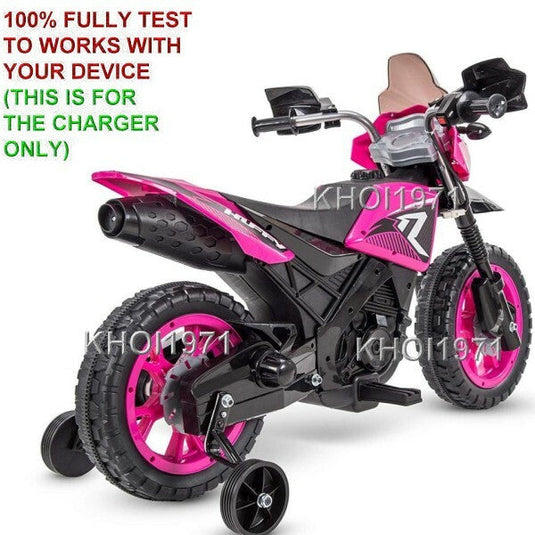 AC Charger Adapter for 17078P Huffy R1 Motorcycle Ride-On with Training Wheels