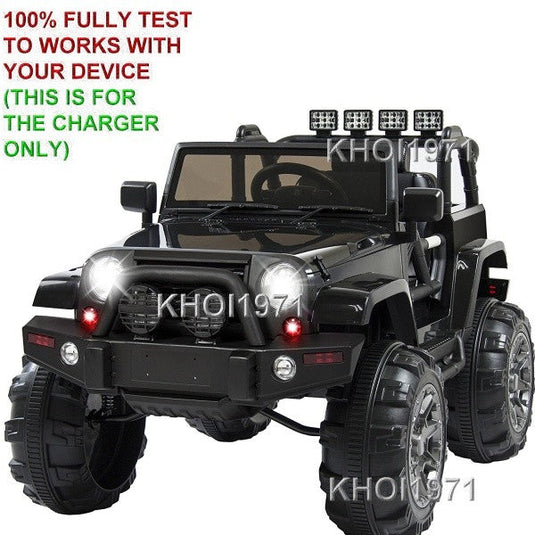 12V Black AC Wall Charger Adapter for Ride-On Truck SKY3762