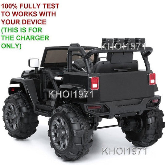 12V Black AC Wall Charger Adapter for Ride-On Truck SKY3762