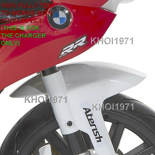 12V AC Wall Charger and Adapter for Dynacraft BMW S1000 RR Motorcycle Ride-On Battery