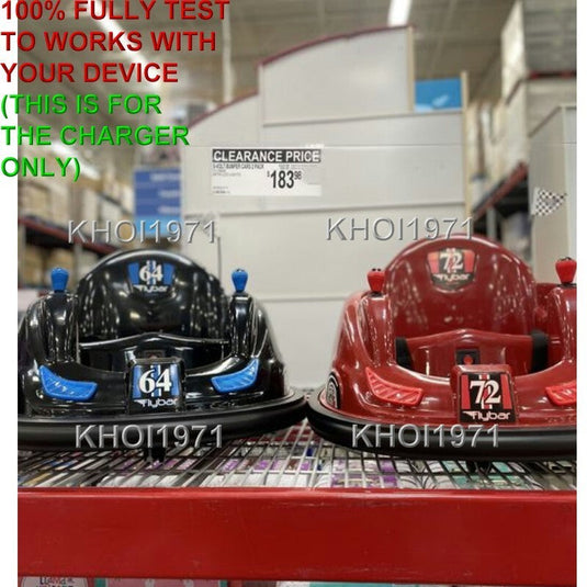 AC Wall Charger Adapter for Flybar Bumper Ride-On Car 6V Battery