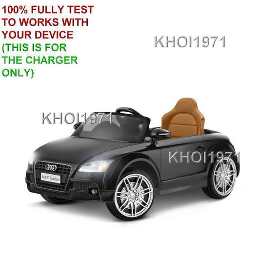 AC Wall Charger Adapter for KT1151TG Kid Trax Audi TT Avigo 6V Ride-On Battery