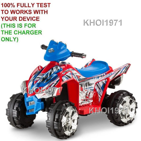 AC Wall Charger Adapter for KT1158TGA Kid Trax ATX ATV 6V Ride-On Battery