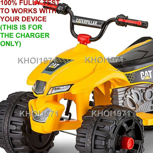 12V AC Wall Charger and Adapter for KT1214 Kid Trax CAT Quad Ride-On Battery