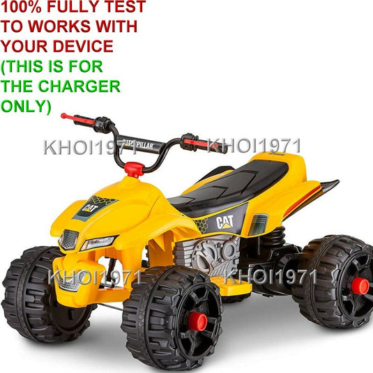 12V AC Wall Charger and Adapter for KT1214 Kid Trax CAT Quad Ride-On Battery