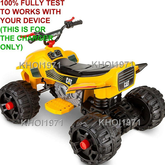12V AC Wall Charger and Adapter for KT1214 Kid Trax CAT Quad Ride-On Battery
