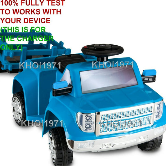 AC Wall Charger Adapter for KT1277WM Kid Trax Heavy Hauling Pickup Ride-On Truck