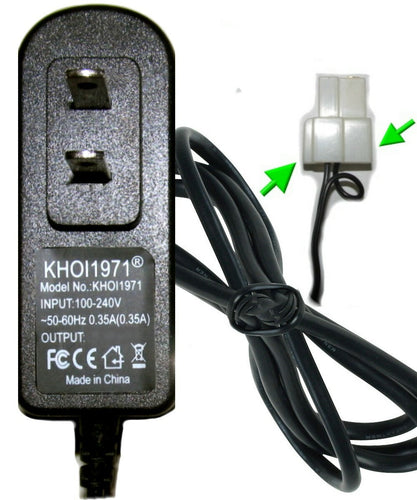 AC Wall Charger Adapter for KT1508WM Kidtrax Paw Patrol Skye Helicopter Ride-On Toy