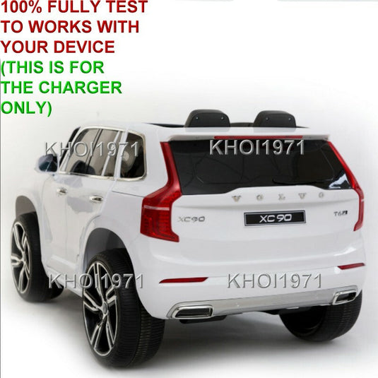 12V AC Wall Charger Adapter for Kids Motorz Volvo XC90 Ride-On Toy