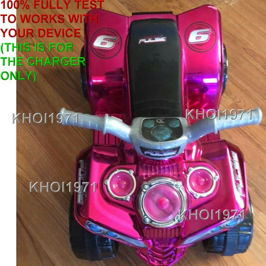 6V Pink AC Wall Charger Adapter for Dynacraft Street Pulse Quad Ride-On Toy