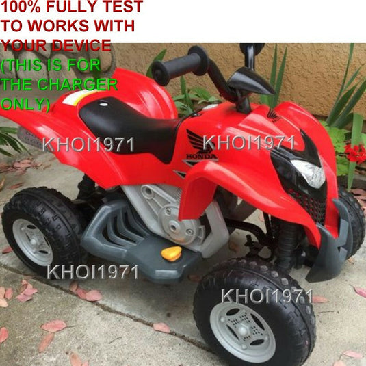 AC Wall Charger Adapter for 6V Battery Red Kids Ride-On ATV TRX700XX Model