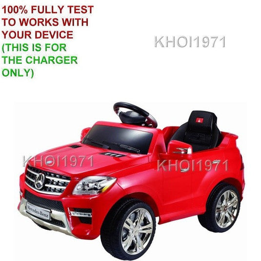 AC Wall Charger Adapter for Red Mercedes Benz ML350 Ride-On Toy TY313139