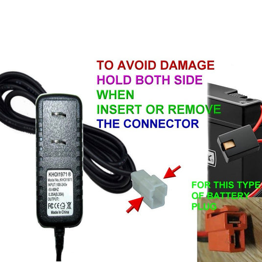 AC Wall Charger Adapter for 6V Ride-On Mercedes Benz GL450 Battery