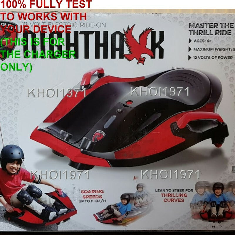 Load image into Gallery viewer, 12V AC Wall Charger and Adapter for W501 W501E Rollplay Nighthawk Ride-On Battery
