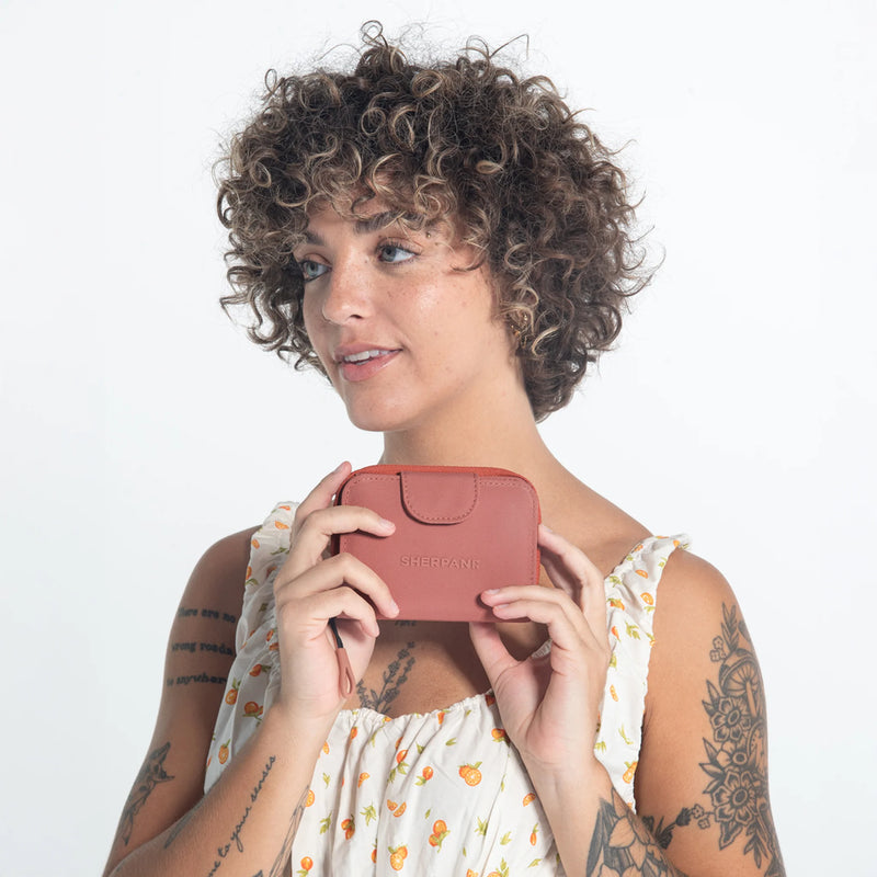 Load image into Gallery viewer, Barcelona | RFID Mini Wallet - Palm Green
