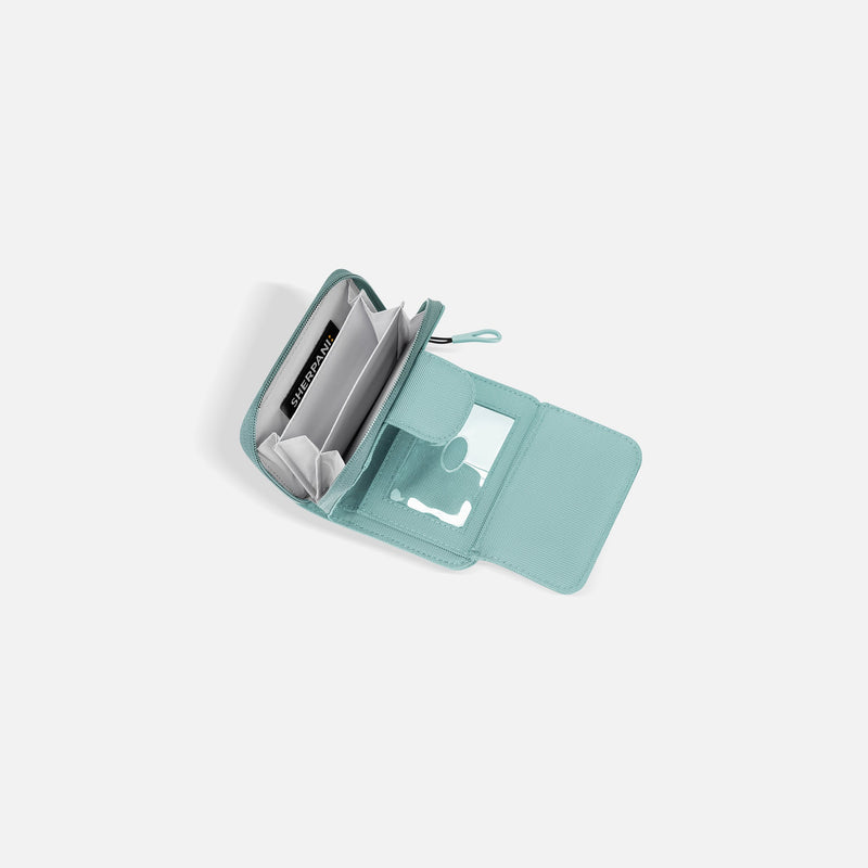 Load image into Gallery viewer, Barcelona | RFID Mini Wallet - Palm Green

