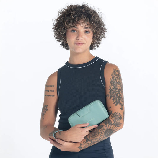 Tulum | RFID Wallet - Terrazzo Print