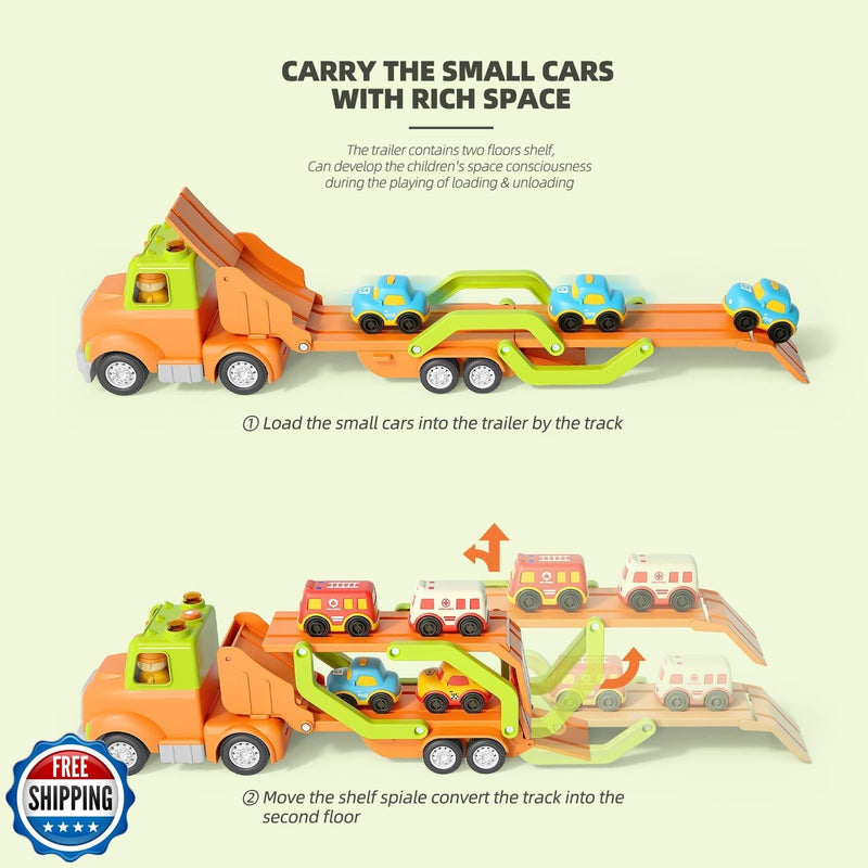 Load image into Gallery viewer, 24in Friction Powered Toy Car for Kids Ages 18 Months to 5 Years
