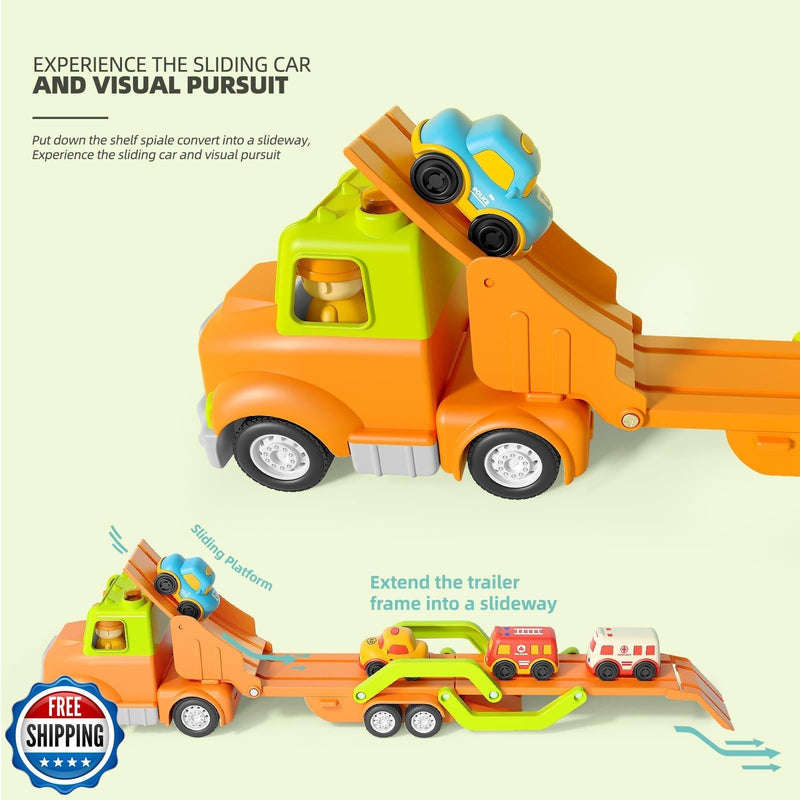 Load image into Gallery viewer, 24in Friction Powered Toy Car for Kids Ages 18 Months to 5 Years
