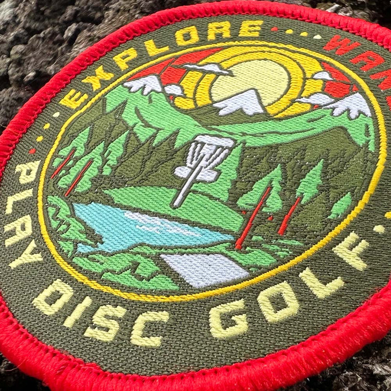 Load image into Gallery viewer, Wander Explore Play Disc Golf - Hook And Loop Patch
