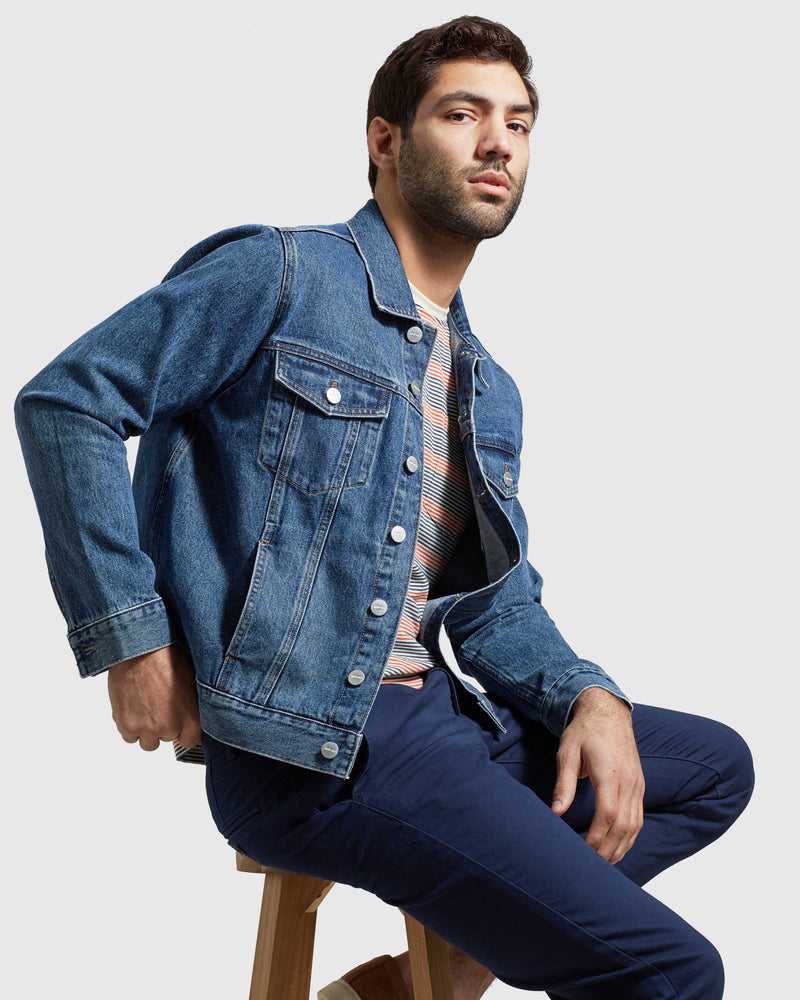 Load image into Gallery viewer, SEA Denim Nitro Jacket - All-Gender
