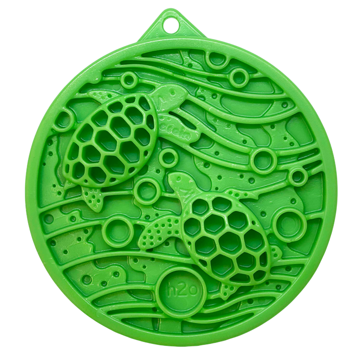 Load image into Gallery viewer, Water Nylon eCoin Durable Enrichment Snacking Coin for Dogs | USA-Made Lick Mat Alternative
