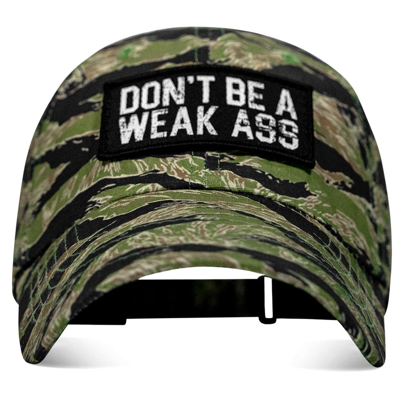 Load image into Gallery viewer, Don&#39;t Be A Weak Ass Patch Low Profile RipStop Hat
