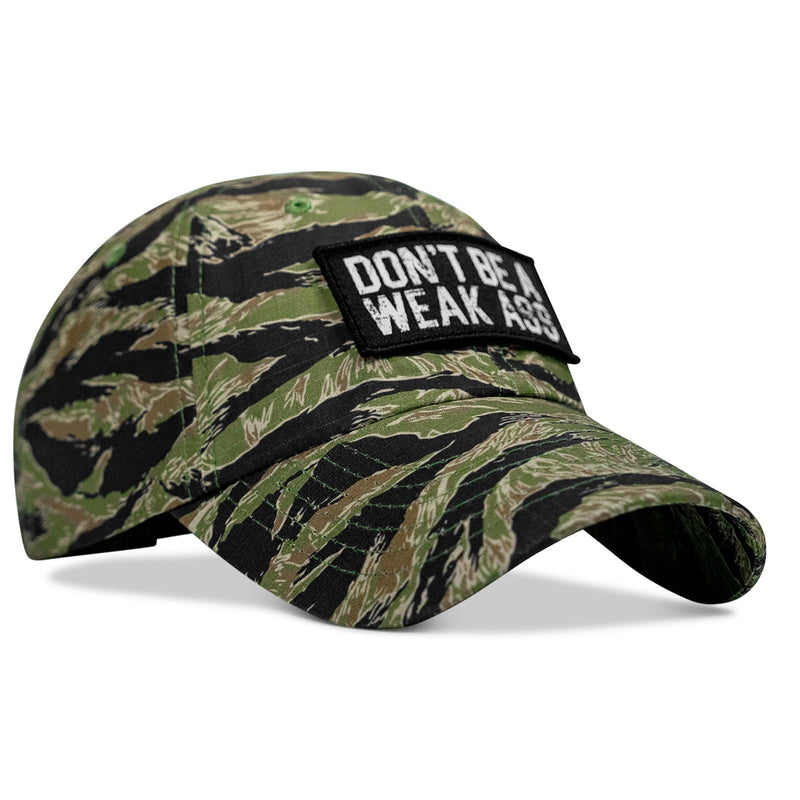 Load image into Gallery viewer, Don&#39;t Be A Weak Ass Patch Low Profile RipStop Hat
