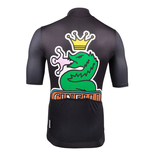 Cinelli Tempo Men's Cycling Jersey (Black 