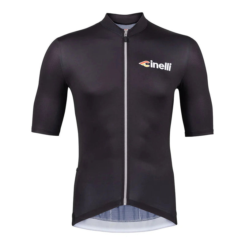 Load image into Gallery viewer, Cinelli Tempo Men&#39;s Cycling Jersey (Black)
