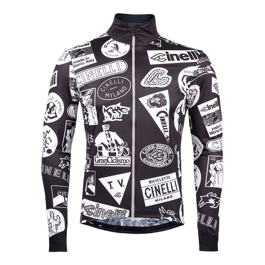 Cinelli Supercorsa Men's Windproof Jacket (Black) 3XL