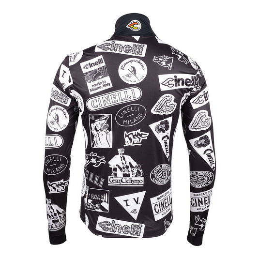 Cinelli Supercorsa Men's Windproof Jacket (Black) 3XL
