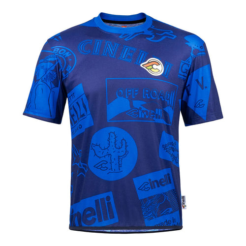 Cinelli Gravel Tech Men's T-Shirt (Blue)
