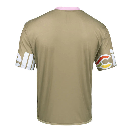 Cinelli Gravel Tech Men's T-Shirt (Agave Green/Pink)