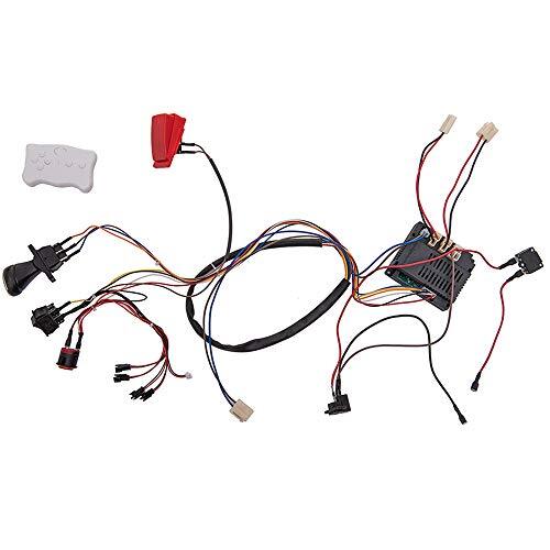 Load image into Gallery viewer, 12V Kids Electric Car DIY Wiring and Switch Kit with 2.4GHz Remote Control
