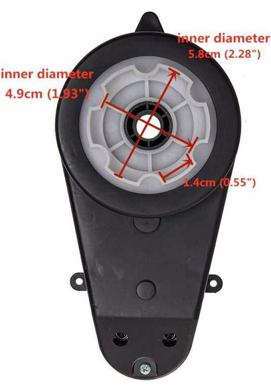 12V 550 High Torque DC Motor with 40000RPM Gearbox for Kids Ride-On Toys